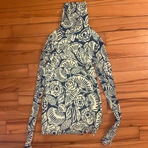 Jean Paul Gaultier Fuzzi Mesh Turtleneck top